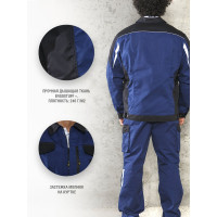 Костюм СОЮЗСПЕЦОДЕЖДА STATUS NEW, темно-синий/черный, р.52-54, рост 170-176 2000000093628