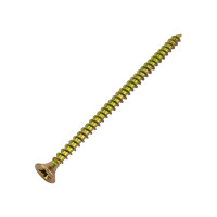 Набор для крепления ВИРТУОЗ дюбель 6х60 К, шуруп 4х70 потайная головка, желтый цинк, 12 шт. 00330