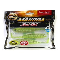 Виброхвосты LUCKY JOHN LJ 3D Series MAKORA SHAD TAIL 5.0in, цвет 006, 4шт. 140410-006