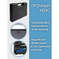 Набор инструментов Forsage с Т-образной трещоткой,17 пр.1/2(6гр.)(8,10,12-17,19,21,22,24мм) F-4171(48724)