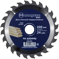Диск пильный твердосплавный Basis (200х32/30/25.4 мм; 24 зуба) MONOGRAM 086-860