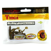 Съедобные виброхвосты Lucky John TIOGA, длина 50 мм, цвет PA03, 10 шт. 140102-PA03