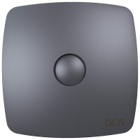 Осевой вытяжной вентилятор DICITI RIO 5C dark gray metal, диаметр 123 мм, декор 90-06993