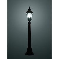 Садово-парковый светильник TDM ELECTRIC Вена 1х60 Вт, столб, H1050 мм, прозрачное/чёрный, Е27, SQ0330-2062