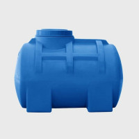 Овально-горизонтальная емкость AQUAPLAST 300 л, синяя 4630017951918
