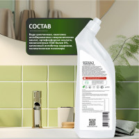 Средство для чистки сантехники, унитаза, акриловых ванн от налета и ржавчины КЕНАЗ 0.8 л 810154