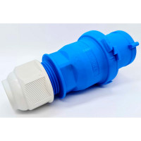 Кабельная вилка Bals 32A 3р 6h 230V IP44 Quick-Connect 1 шт. 2138-b