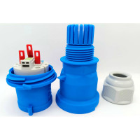 Кабельная вилка Bals 32A 3р 6h 230V IP44 Quick-Connect 1 шт. 2138-b
