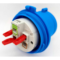 Кабельная вилка Bals 32A 3р 6h 230V IP44 Quick-Connect 1 шт. 2138-b