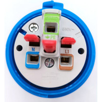 Кабельная вилка Bals 32A 3р 6h 230V IP44 Quick-Connect 1 шт. 2138-b