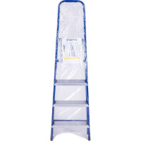 Стремянка STAIRS стальная с алюминиевыми ступенями ЛАЙТ 04 ступени CST04