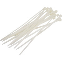 Кабельный хомут duwi нейлон, 120x2,5 мм, белый, 100 шт. 30257 5