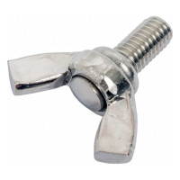 Винт-барашек КРЕП-КОМП американский тип НЕРЖАВЕЙКА DIN 316 А2 5х10 50 шт вб510