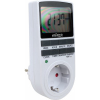Электрический таймер Energenie LCD-дисплей 2,3″, белый EG-SST-01