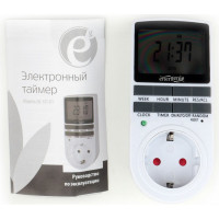 Электрический таймер Energenie LCD-дисплей 2,3″, белый EG-SST-01