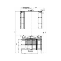 Зеркало Aquanet Честер 00186084