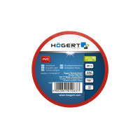 Изоляционная лента Hogert Technik 0,13x19 мм, 20 м, красная HT1P282