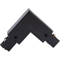 L-образный соединитель для шинопроводов Uniel трехфазный BLACK 1 POLYBAG UBX-A22 9766