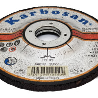 Диск шлифовальный по металлу (115х6.4х22 мм) Karbosan KAR-910550