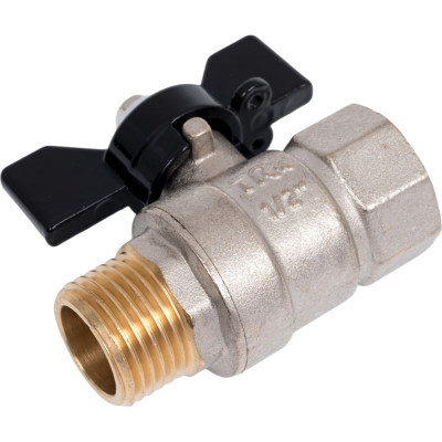 Шаровой кран Terma NEOS 1/2", в/н, бабочка 26024