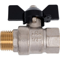 Шаровой кран Terma NEOS 1/2", в/н, бабочка 26024