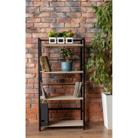 Стеллаж ТИТАН МЕТА СЛС-1/1200, ясень светлый шимо 4670026243185