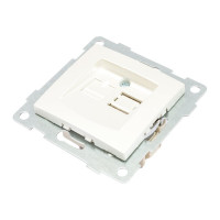 Механизм компьютерной розетки GUSI ELECTRIC розетки комп. RJ45, одинарной, СУ, жемчуг С10К1-028