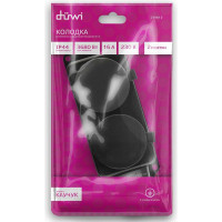 Каучуковая колодка duwi 2 гнезда с заземлением IP44 черная 16A 27461 2