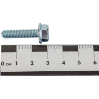 Болт с фланцем ZAMETAL 6x25 10.9 DIN 6921 оц., с насеч. уп. 500 шт ZA082587
