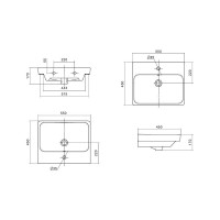 Умывальник Santek Адриана 55 1WH501620 00065180