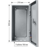 Щит с монтажной панелью ЩМП-4.2.1-0 IP66 400х210х150 TDM ELECTRIC SQ0905-0075
