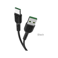 Кабель USB 2.0 Hoco X33, AM/Type-C, черный, 1м, 5А 6931474706119