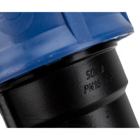 Компрессионный переходной тройник VALFEX ПНД, с внутренней резьбой, 50-1/2"-50 1210015001250