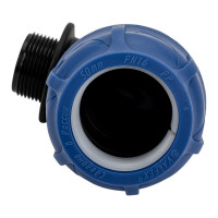 Компрессионный отвод VALFEX ПНД, с наружной резьбой, 50x1 1/4" 1210012450114