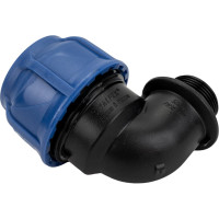 Компрессионный отвод VALFEX ПНД, с наружной резьбой, 50x1 1/4" 1210012450114