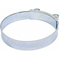 Силовой хомут Nord-Yada Д: 131-139 мм, Ш: 26 мм, Т: 1,7 мм, болт: М10х85, оцинкованная сталь 906008