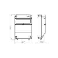 Щит с розетками навесной Combox 11 EVOL 0102-010-1