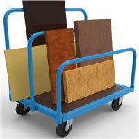 Платформенная тележка для листовых материалов МосТележка 720x1020 ТЛМ3-10272