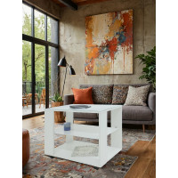 Журнальный стол Мебелик BeautyStyle Luminar 5 белый 7628