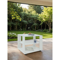 Журнальный стол Мебелик BeautyStyle Luminar 5 белый 7628