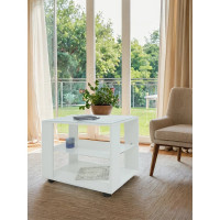 Журнальный стол Мебелик BeautyStyle Luminar 5 белый 7628