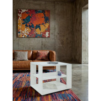 Журнальный стол Мебелик BeautyStyle Luminar 5 белый 7628