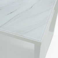 Журнальный стол Мебелик BeautyStyle Luminar 5 белый 7628