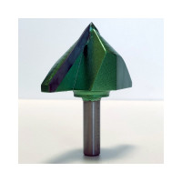 Фреза профильная для фасадов (80x45x90 мм; V=90 градусов) Greencut BX11309