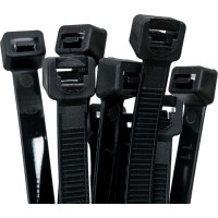 Нейлоновый хомут General Lighting Systems GNC-90-500-B 9x500 мм, черный, с напылением, 100 шт. 475343