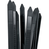 Нейлоновый хомут General Lighting Systems GNC-90-500-B 9x500 мм, черный, с напылением, 100 шт. 475343