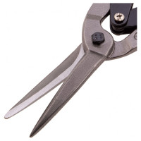 Ножницы по металлу MATRIX, удлиненные, 285 мм, пряморежущие, обрезиненные рукоятки 78341