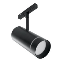 Светодиодный магнитный светильник FERON MGN304 трековый низковольтный, 20W, 1600 Lm, 4000К, 90 градусов, черный 41952