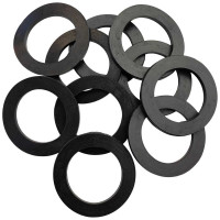 ПВХ-прокладка HG 1 1/2 дюйма, черная, 10 шт 1646211