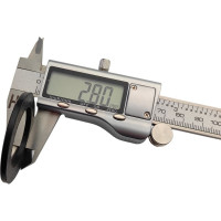 ПВХ-прокладка HG 1 1/2 дюйма, черная, 10 шт 1646211